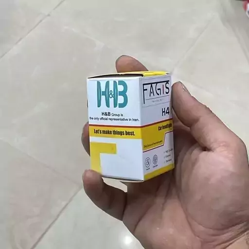 لامپ چراغ جلو پایه H4 مناسب پراید صبا 405 شاهین کوییک ساینا فوق العاده با کیفیت داری ضمانت اصالت