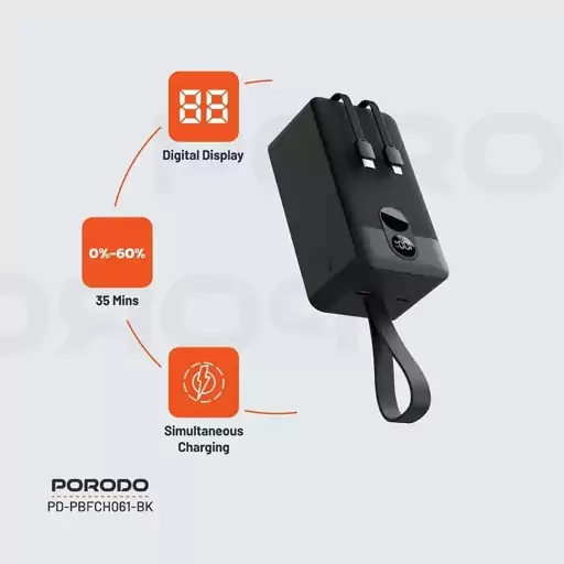 پاوربانک Porodo PB061 50000mAh