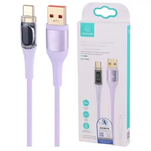 کابل شارژر USB به Type-C با طول 1.2 متر یوسمز مدل USAMS US-SJ592 با گارانتی 12 ماهه شرکتی