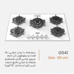 اجاق گاز تو کار یانان کد G541