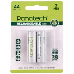 باتری دوتایی قلمی شارژی Panatech  Ni-MH HR6 AA 2300mAh