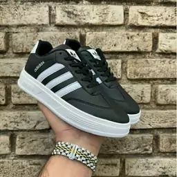 کتونی آدیداس سامبا مشکی سفید کرم زنانه دخترانه کفش ونس اسپرت اسپورت ادیداس ADIDAS SAMBA طبی کرمی شیک لژدار لژ دار راحت