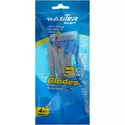 ژیلت مستر شیو عصاره آلوورا رنگ آبی مدل Blades