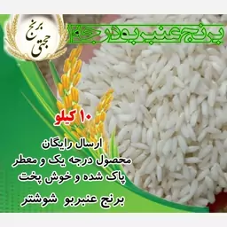 برنج عنبربو درجه یک خوزستان (10 کیلو) ارسال رایگان