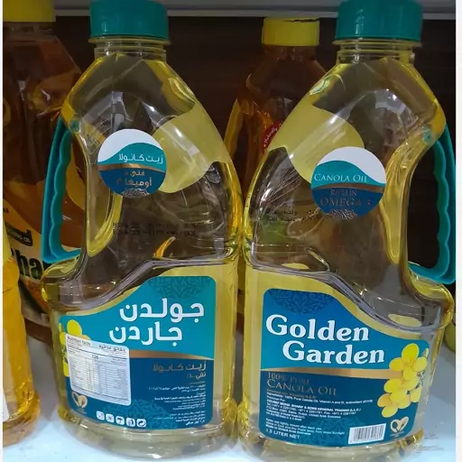 روغن کانولا جولدن جاردن یک و نیم لیتری (اصل)