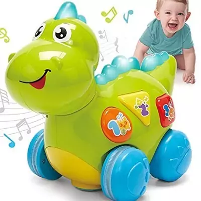 اسباب بازی دایناسور موزیکال هولی تویز Hola Toys مدل 6105 baby dino