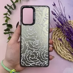 قاب گوشی Galaxy A72 سامسونگ SO COOL ایربگ دار اورجینال دور سیلیکونی طرح گل رز کد 36631