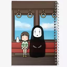 دفتر مشق 50 برگ خندالو طرح انیمه شهر اشباح (Spirited Away)  کد N5383