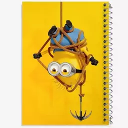 دفتر مشق 50 برگ خندالو طرح مینیون ها (Minions) کد F5914