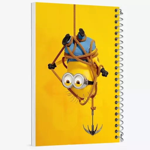 دفتر مشق 50 برگ خندالو طرح مینیون ها (Minions) کد F5914