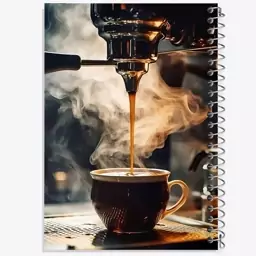 دفتر مشق 50 برگ خندالو طرح قهوه (Coffee) کد F5918