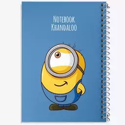 دفتر مشق 100 برگ خندالو طرح مینیون ها (Minions) کد N3532