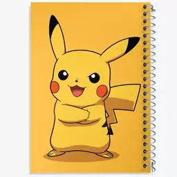 دفتر مشق 50 برگ خندالو طرح انیمه پوکمون (pokemon) کد F7037