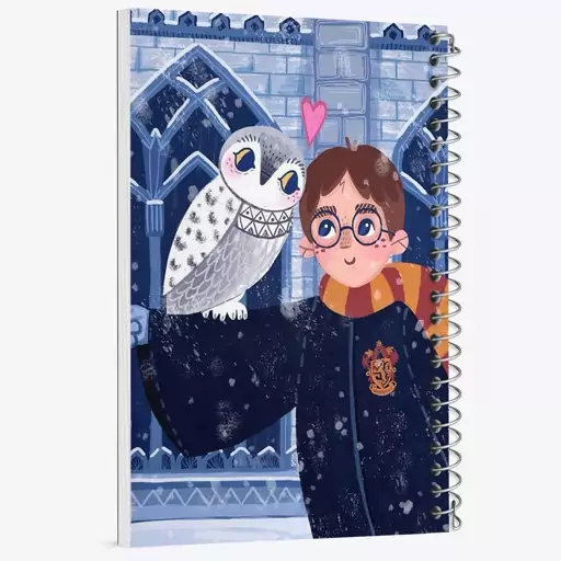 دفتر مشق 100 برگ خندالو طرح هری پاتر Harry Potter  کد 2887