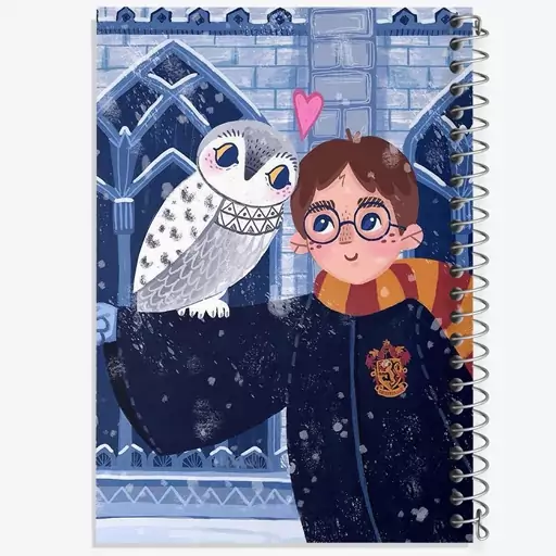 دفتر مشق 100 برگ خندالو طرح هری پاتر Harry Potter  کد 2887