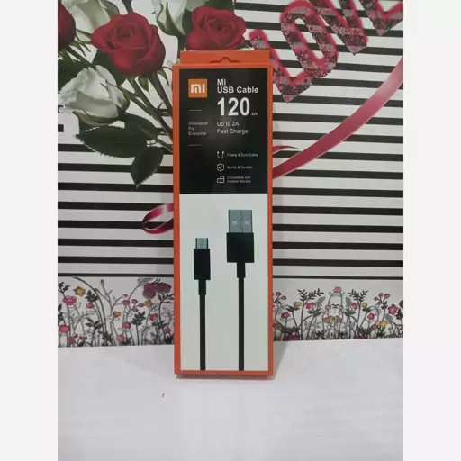 کابل میکرو یو اس بی شیائومی فست شارژ Mi USB Cable 120cm