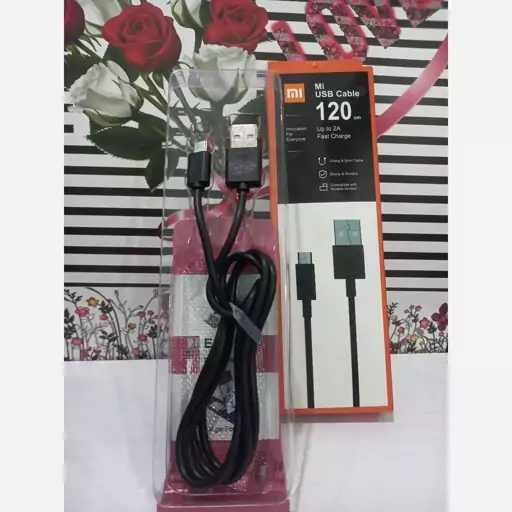 کابل میکرو یو اس بی شیائومی فست شارژ Mi USB Cable 120cm