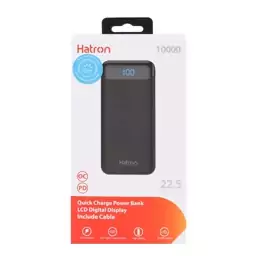 پاوربانک (PD و فست شارژ) Hatron 22.5W 10000mAh مدل HPB1070PQ