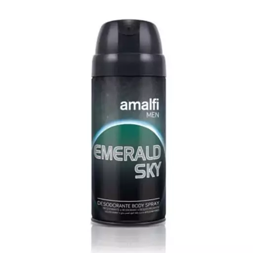 اسپری بدن مردانه آمالفی مدل Emerald Sky حجم 150 میلی لیتر