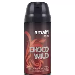 اسپری بدن مردانه آمالفی مدل CHOCO WILD حجم 150 میلی لیتر