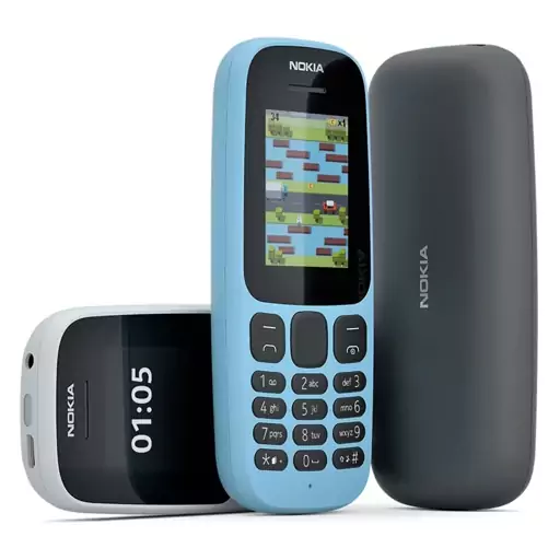 گوشی موبایل نوکیا مدل Nokia 105(2017) دو سیم کارت رجیستر شده با کد فعالسازی (بدون گارانتی شرکتی) ضمانت تست 7 روزه