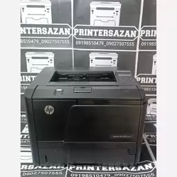 پرینتر HP laser jet pro400 m401dne با قابلیت اتصال ب گوشی به همراه کابل 