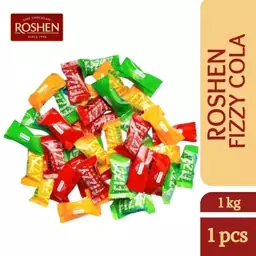 آبنبات گازدار فیزی پذیرایی اوکراینی روشن 3 طعم ، Roshen fizzy 