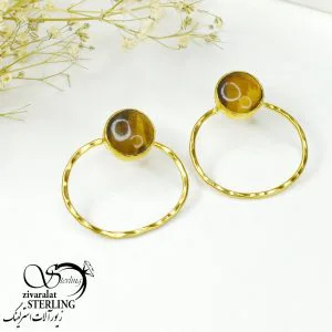 گوشواره ترک دست ساز زنانه کد 6051