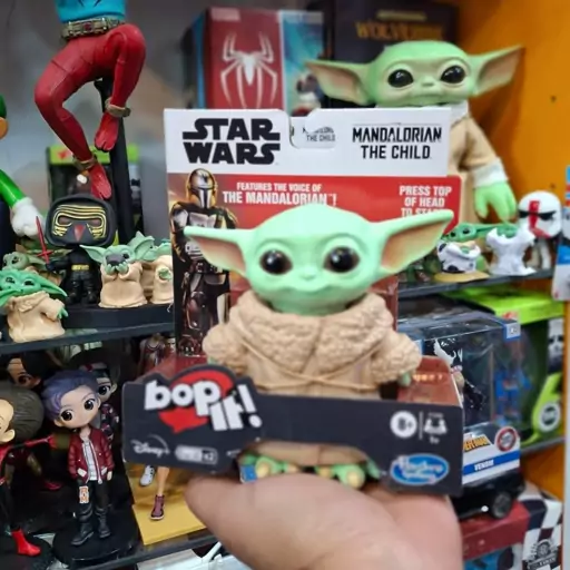 اکشن فیگور بیبی یودا موزیکال 13 سانتی مدل Bop It Star Wars Hasbro