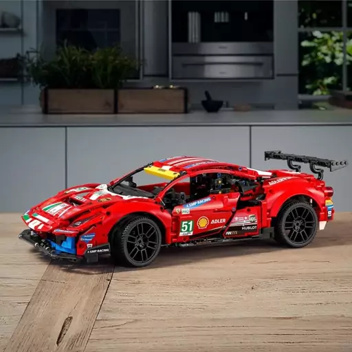 اسباب بازی لگو ماشین فراری 1677 قطعه مدل 86004 Ferrari 488 GTE