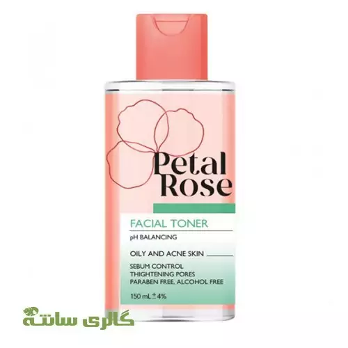 تونر  پوست چرب پتال رز Petal rose 