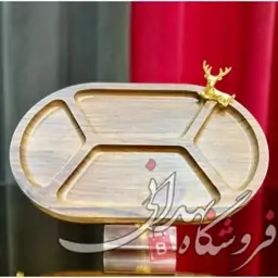 اردو خوری چوبی فانتزی طرح گوزن