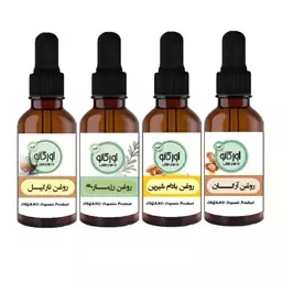 روغن رزماری بادام شیرین نارگیل آرگان اورگانو - حجم 30 میلی لیتر