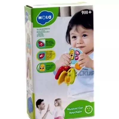 جغجغه دندانگیر موزیکال طرح جاکلیدی هولی تویز Hola Toys مدل A8996