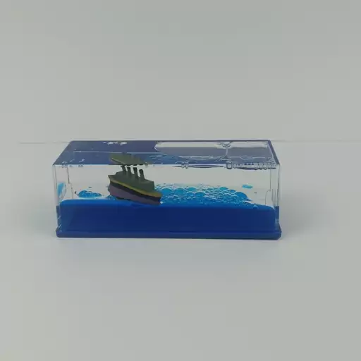 کشتی دکوراتیو معلق تایتانیک Cruise Ship Fluid Drift Bottle