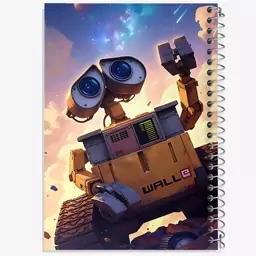 دفتر مشق 50 برگ خندالو طرح وال ای (Wall-E) کد N3373