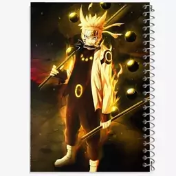 دفتر مشق 100 برگ خندالو طرح ناروتو و ساسکه انیمه ناروتو Naruto  کد 11255