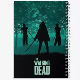 دفتر مشق 100 برگ خندالو طرح سریال مردگان متحرک The Walking Dead  کد 10183