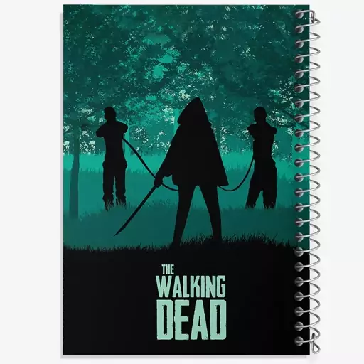 دفتر مشق 100 برگ خندالو طرح سریال مردگان متحرک The Walking Dead  کد 10183