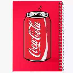 دفتر مشق 50 برگ خندالو طرح نوشابه کوکاکولا(Coca Cola) کد N2151