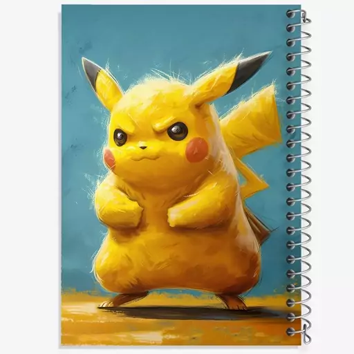 دفتر مشق 50 برگ خندالو طرح انیمه پوکمون (pokemon) کد F5589