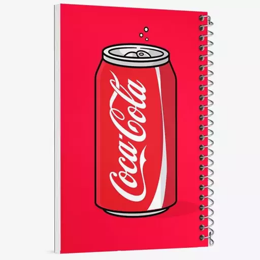 دفتر مشق 50 برگ خندالو طرح نوشابه کوکاکولا(Coca Cola) کد N2151