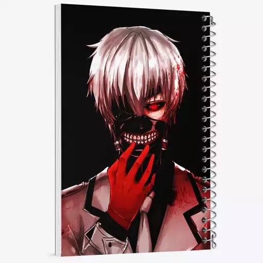 دفتر مشق 100 برگ خندالو طرح انیمه توکیو غول Tokyo Ghoul  کد 4902