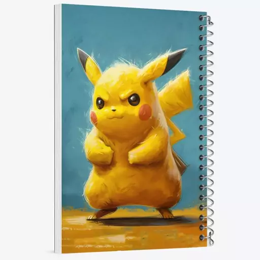 دفتر مشق 50 برگ خندالو طرح انیمه پوکمون (pokemon) کد F5589