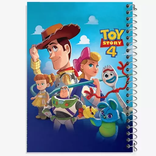 دفتر مشق 100 برگ خندالو طرح داستان اسباب بازی Toy Story  کد 3927