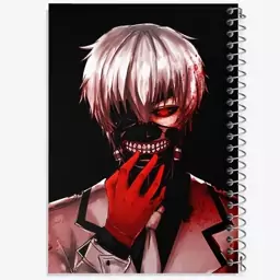 دفتر مشق 100 برگ خندالو طرح انیمه توکیو غول Tokyo Ghoul  کد 4902