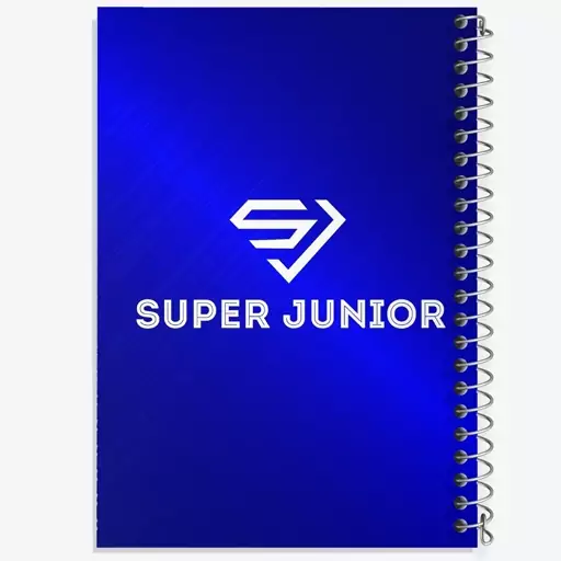 دفتر مشق 100 برگ خندالو طرح گروه سوپر جونیور Super Junior  کد 12182