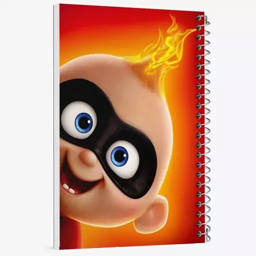 دفتر مشق 50 برگ خندالو طرح شگفت انگیزان The Incredibles  کد 1842