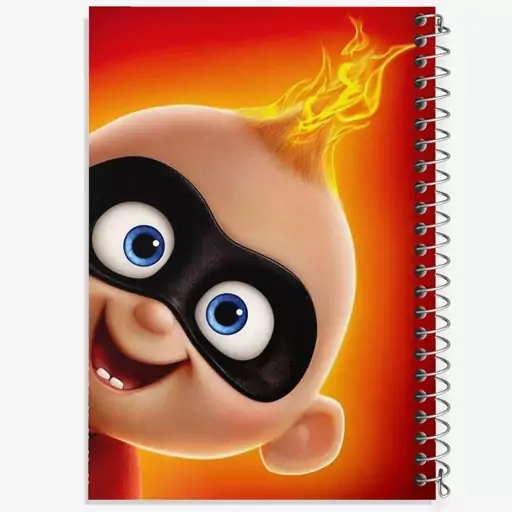 دفتر مشق 50 برگ خندالو طرح شگفت انگیزان The Incredibles  کد 1842