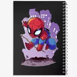 دفتر مشق 100 برگ خندالو طرح مرد عنکبوتی Spider Man  کد 13174